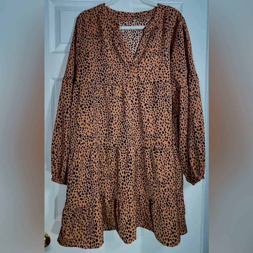 Women’s Dalmatian Print Dress Size XL